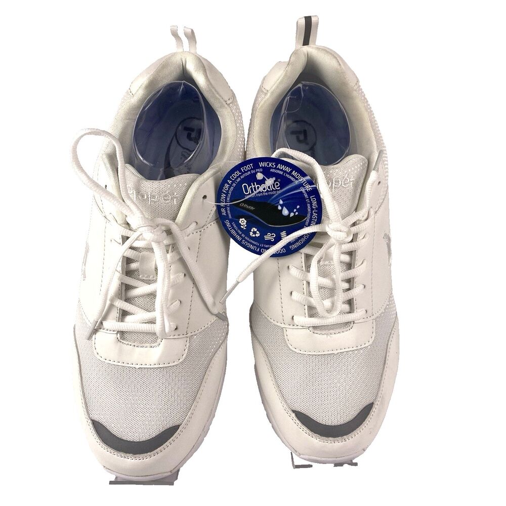 Propet Men's Ortholite Size 12 5E(XX) White Comfort Walking Sneakers MAS002M New